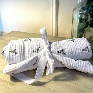 Aden Anais Cotton Muslin Receiving Swaddle Blanket